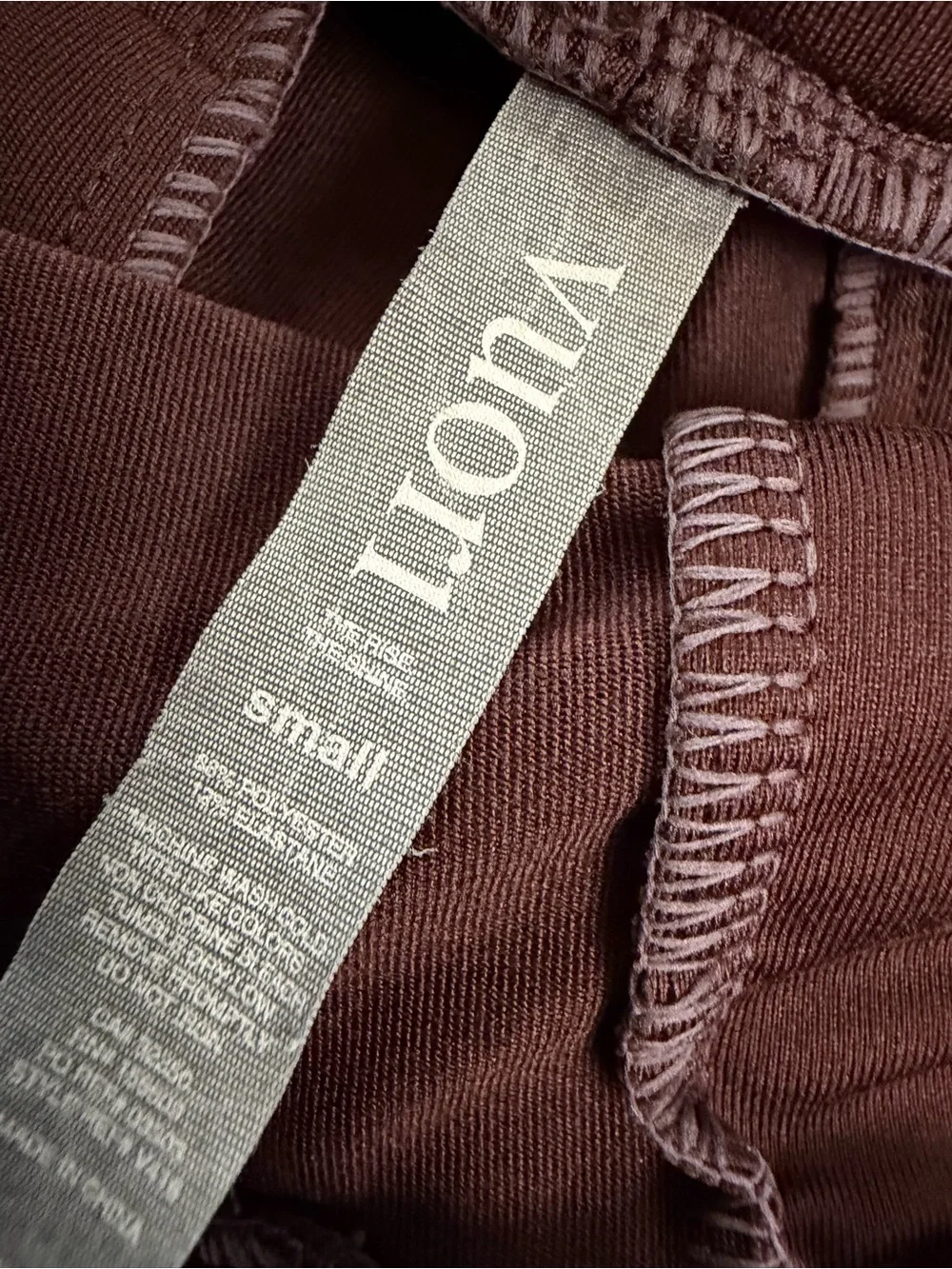 Vuori Men's Sunday Performance Jogger Sweatpants Brown small